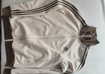 adidas Beckenbauer mikina béžová