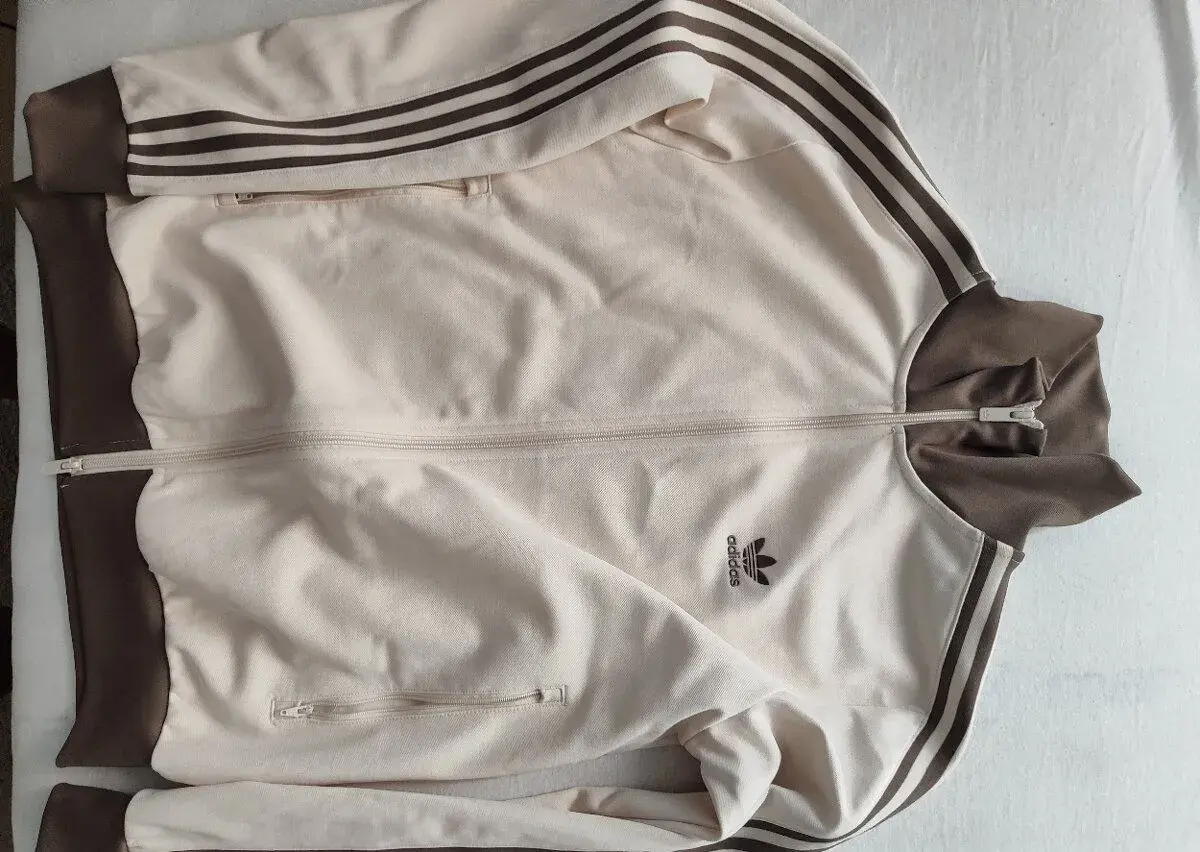 adidas Beckenbauer mikina béžová