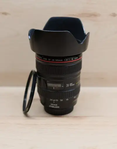 Canon EF 24-105 mm f/4,0 L IS USM + B+W F-PRO UV filtr