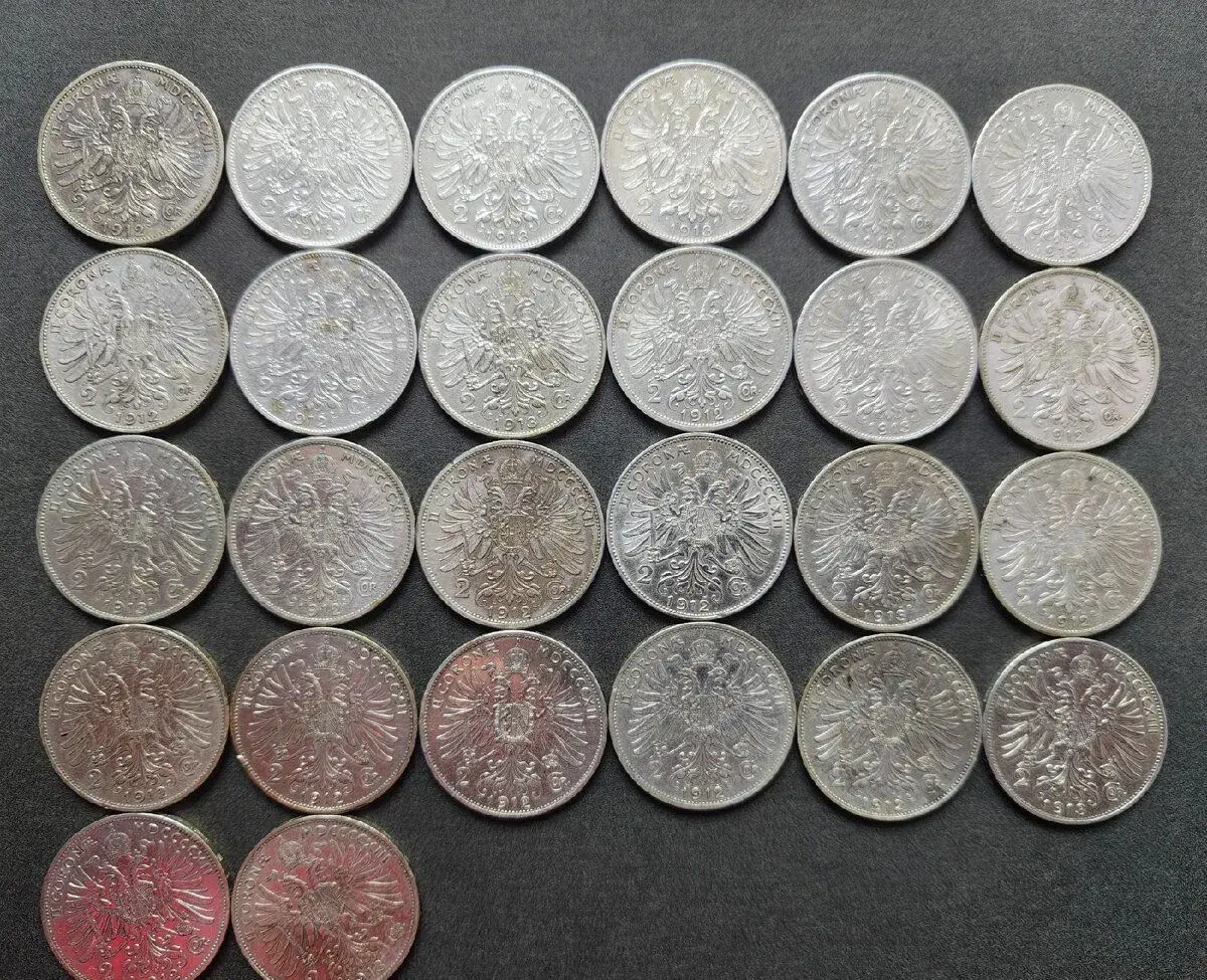 Mince 2 Koruna Rakousko Uhersko
