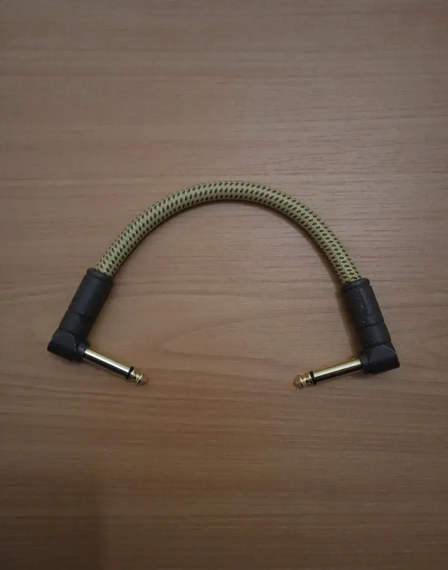 Fender Deluxe Series Patch kabel 15 cm Tweed