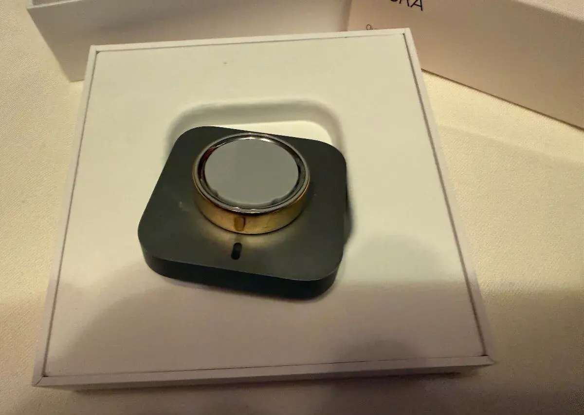 Oura Ring 4 Rose Gold, vel. 15 | stav