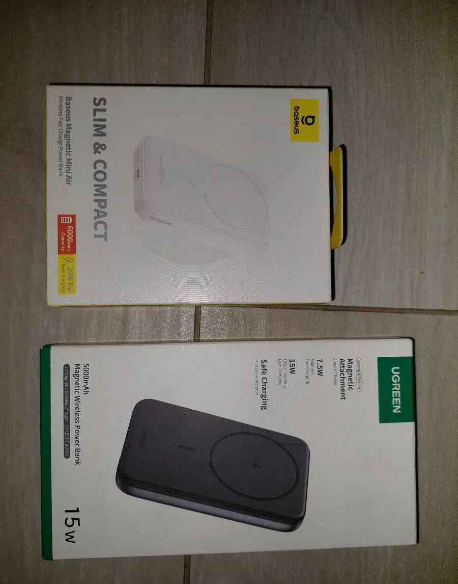 Power banka s nabíječkou bezdrátovou