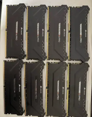 Corsair Vengeance RGB PRO 256 GB RAM (8× 32 GB)