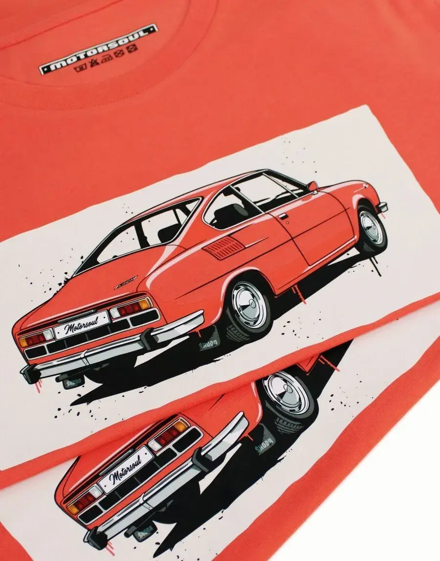 Stylové tričko Škoda 110 R (KUPÁTKO) – velikost XXL