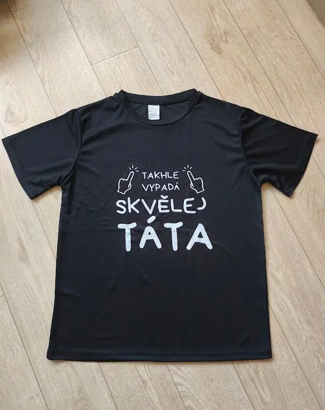 Tričko vel.S Takhle vypadá skvělej táta N.O.V.É.