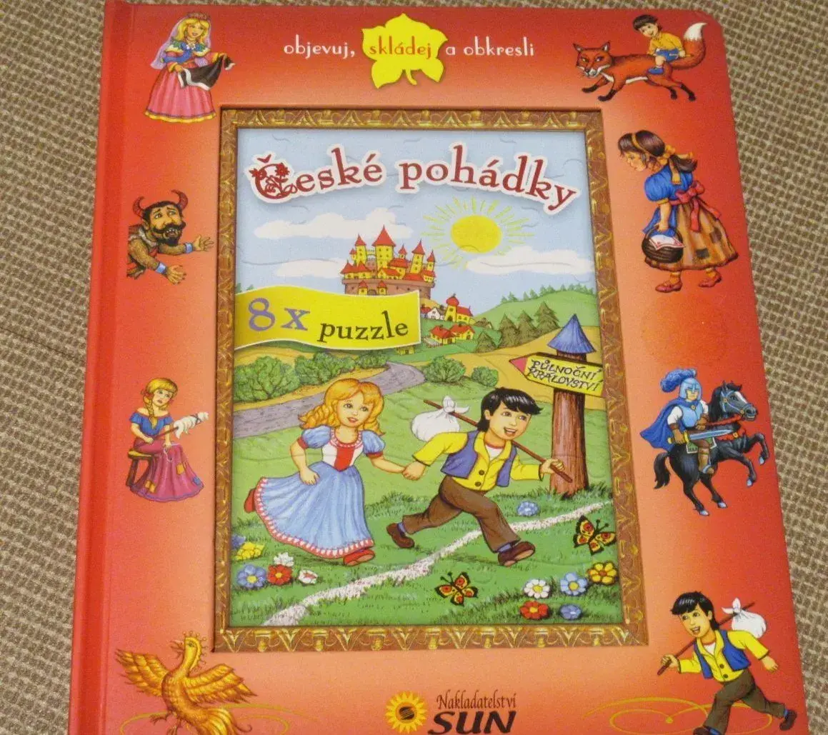 České pohádky 8x puzzle