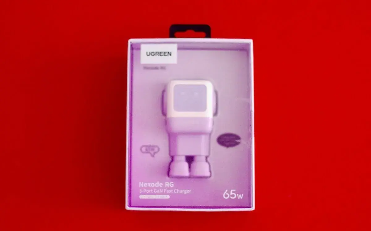 Ugreen Nexode RG 65W GaN Fast charge nabíječka fialová