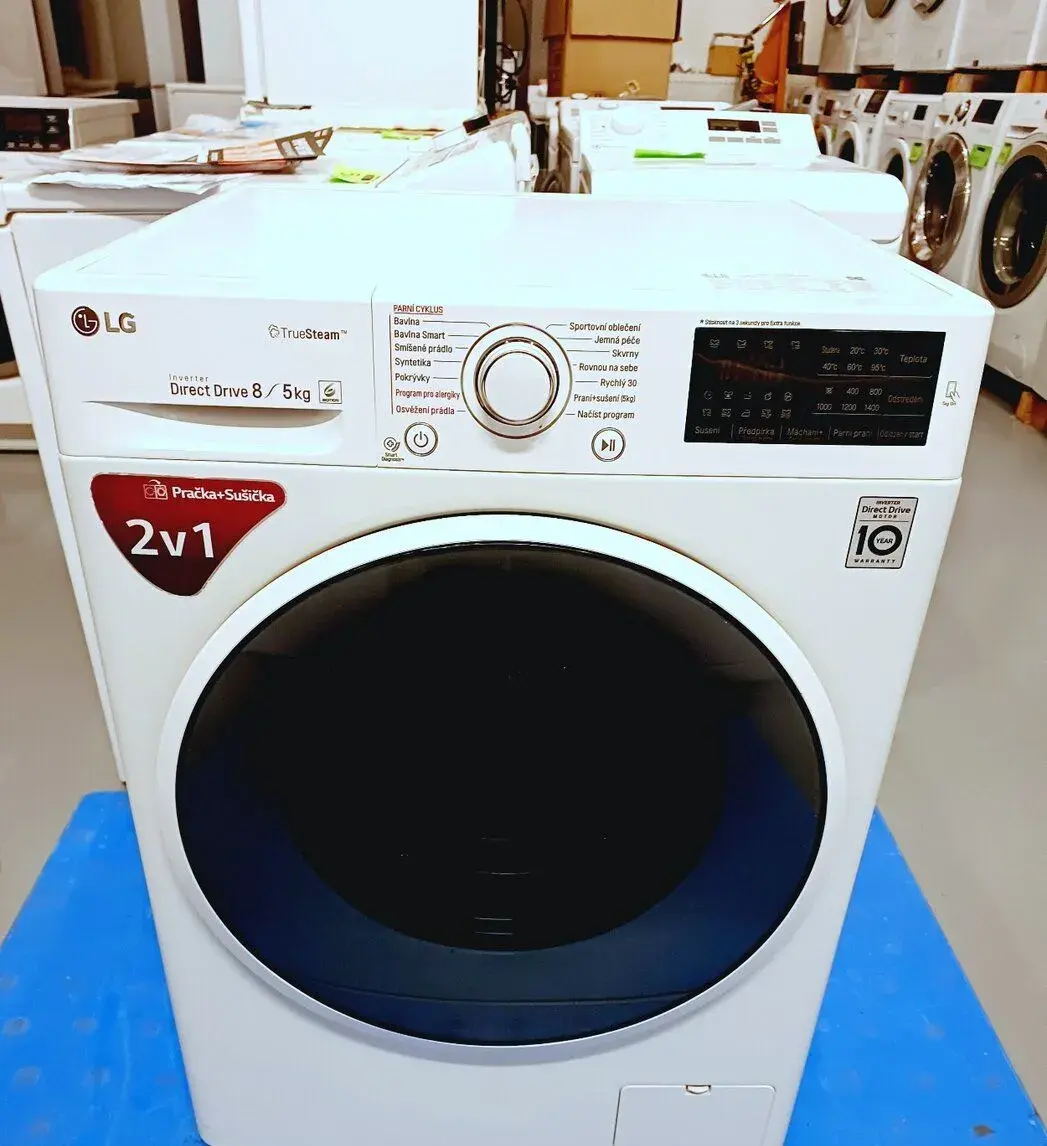 Pračka+sušička LG 8 Kg, 1400 ot. ZÁRUKA Rozměry Šířka 60 cm