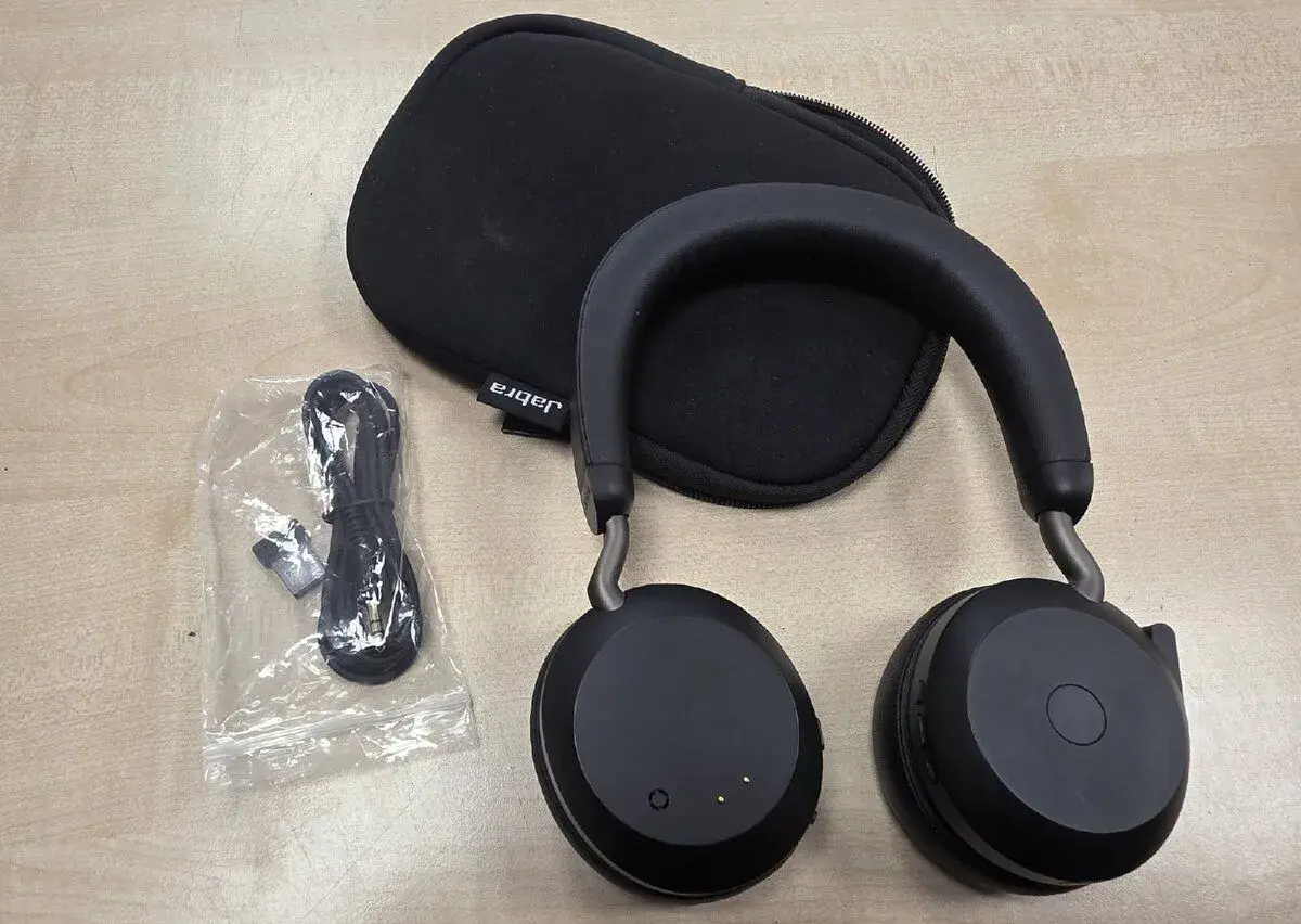 Headset Jabra Evolve2 75 - NEFUNKČNÍ MIKROFON