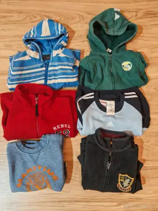 Mikina adidas, H&M, svetr next vel. 92, vel. 18 -24 měsíců