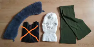 Zimní doplňky k vojenské výstroji