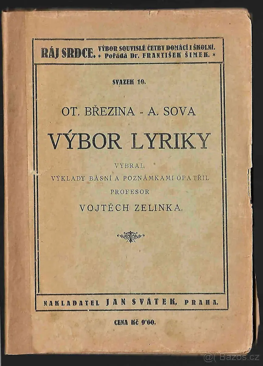 Knihy - česká poesie, 12 knih za 120,-Kč