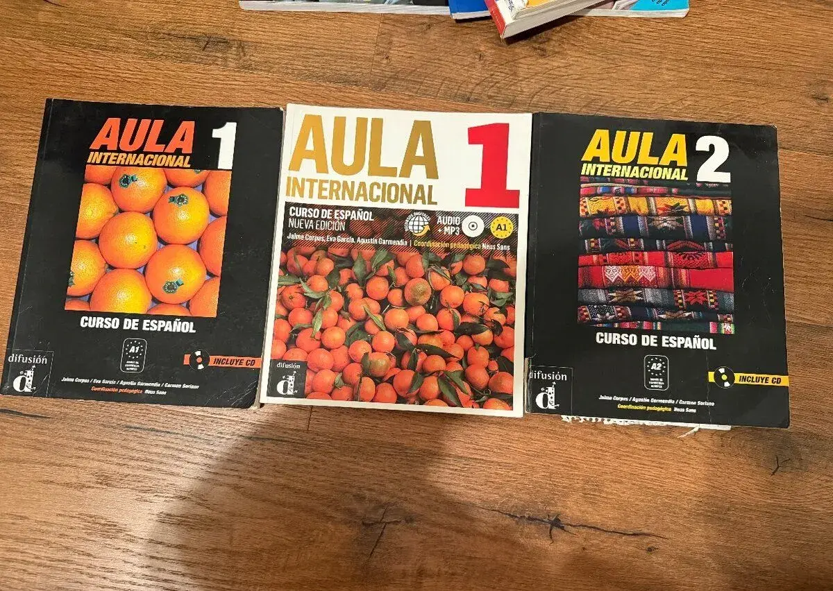 Učebnice španělštiny A1–A2 – 7 knih + CD