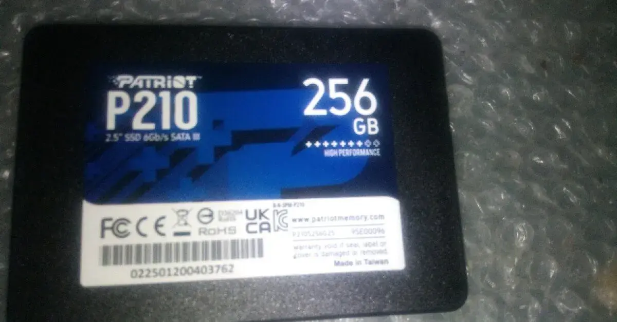 SSD Patriot P210 256GB