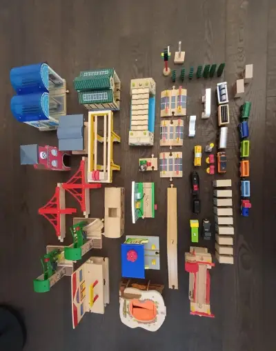 Vláčkodráha woody, brio, big jigs
