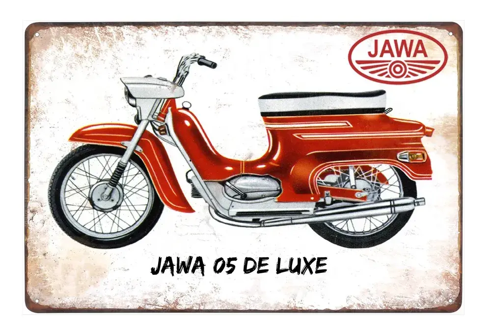 plechová cedule - Jawa 05 De Luxe