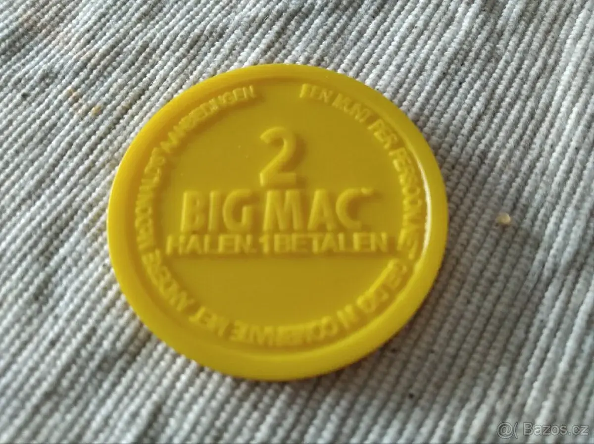 Žeton (token) McDonald's, NL, 1997
