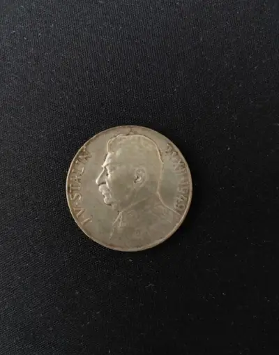Pamětní stříbrná mince 50 Kčs J. V. Stalin 1949