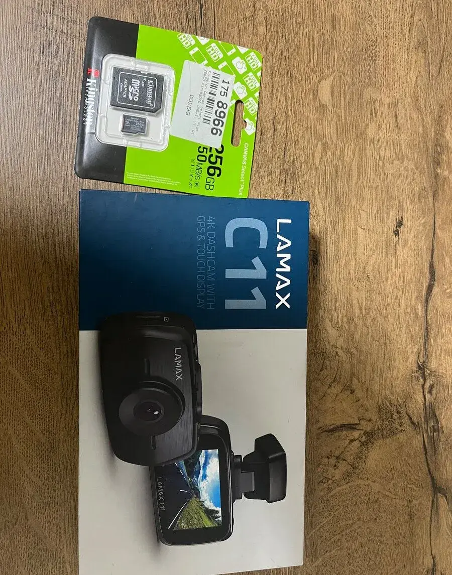 Autokamera Lamax C11 4K GPS+ microsd karta 256GB