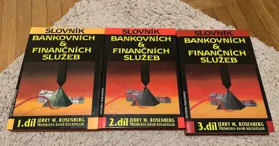 Kompletní tři díly Slovníku bankovních a finančních služeb