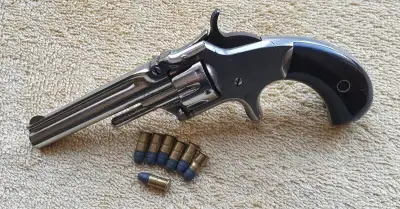 Historický revolver Smith Wesson cal.22RFSA1870