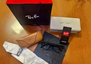 Ray-Ban Meta Wayfarer RW4006 Transition Gray Shiny Black