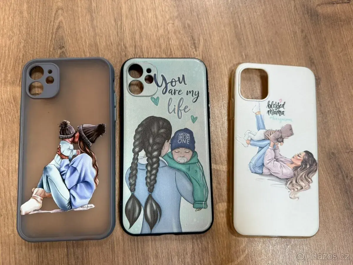 🤍 Set 3ks krásných obalů na iPhone 11