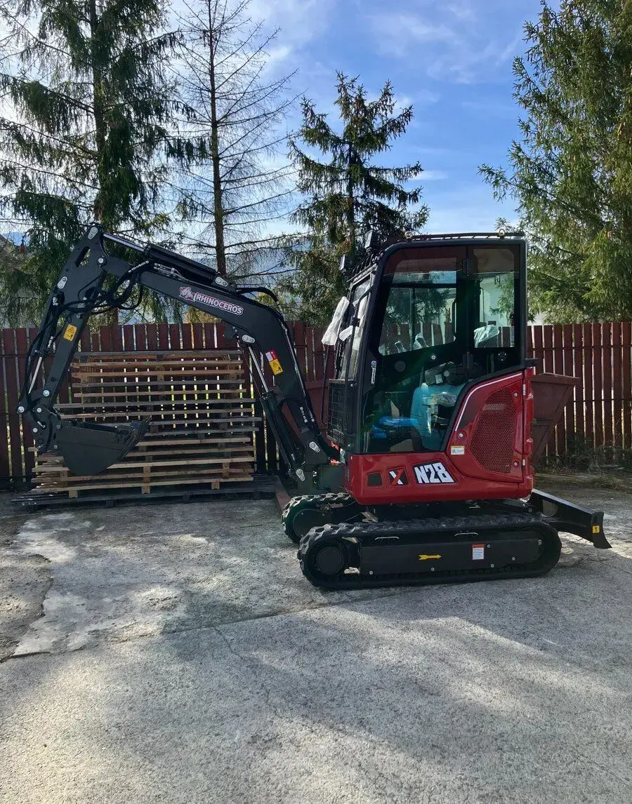 Minibagr XN 28 kabina, diesel Kubota