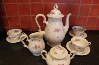 Kávový,čajový set -porcelán Germany Rozhenthal Chippendale