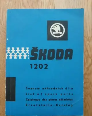 Škoda 1202 Seznam náhradních dílů