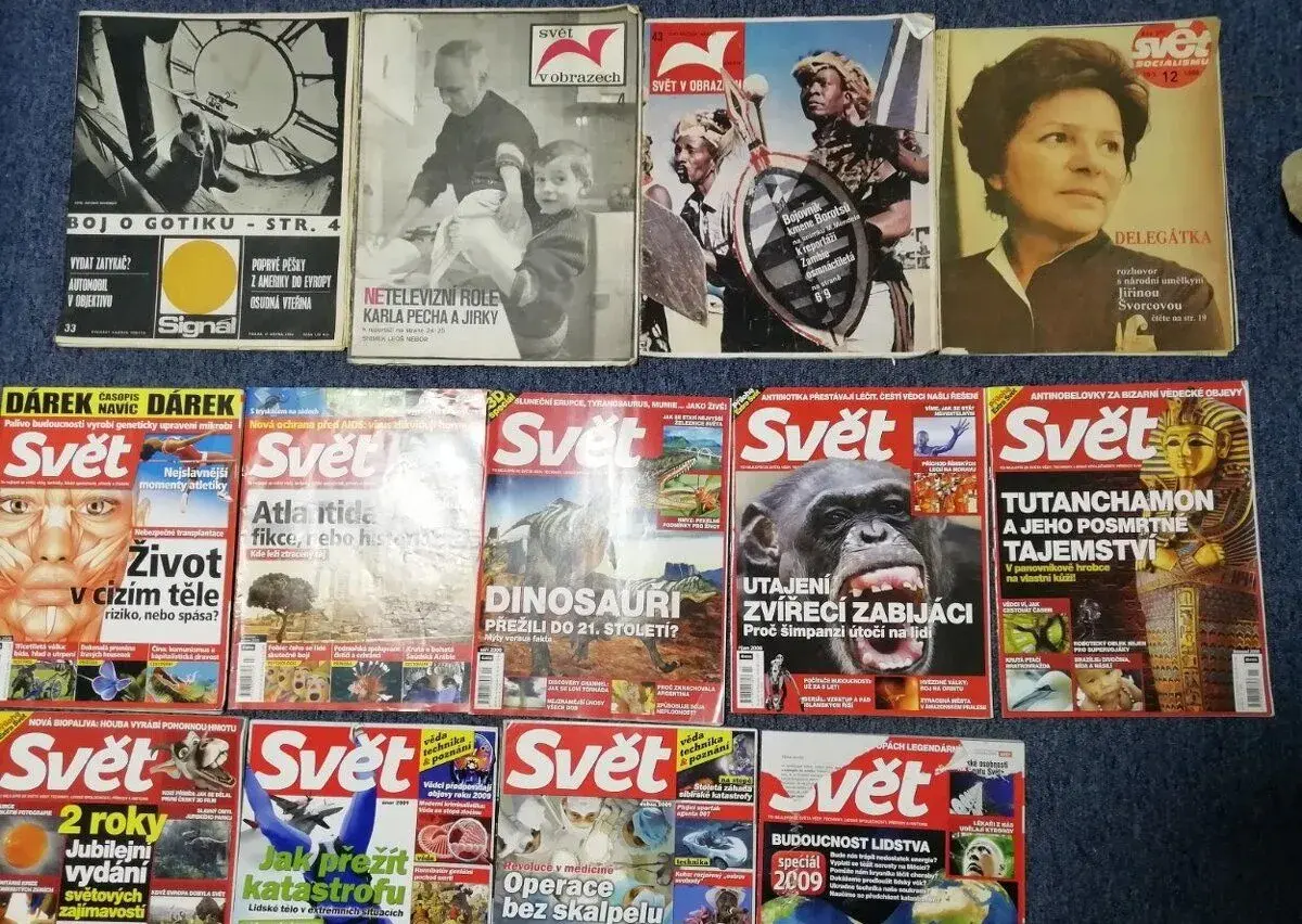 Mix časopisů Svět v obrazech + Svět