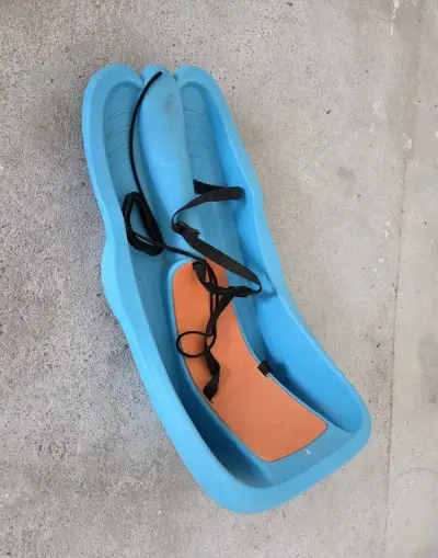 Dětské plastové boby Plastkon Baby Rider s pásy a sedákem