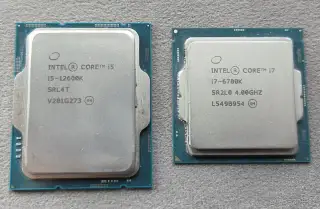 Procesor CPU Intel Core i7-6700K + i5-12600K