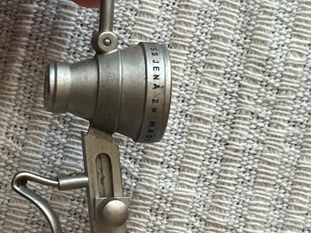 Carl Zeiss Jena 2× lupové brýle DDR originální pouzdro