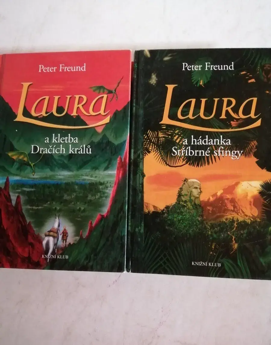 Laura a hádanka Stříbrné sfingy+Laura a kletba Dračích králů