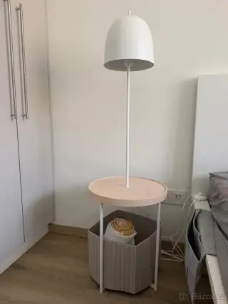 Stojací lampa IKEA s odkládacím stolkem / Lamp