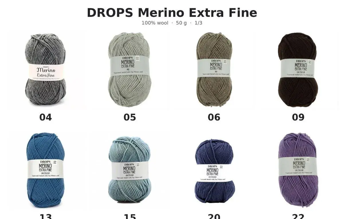 Merino Extra Fine, jemné merino, sleva -30 % z obchodní ceny