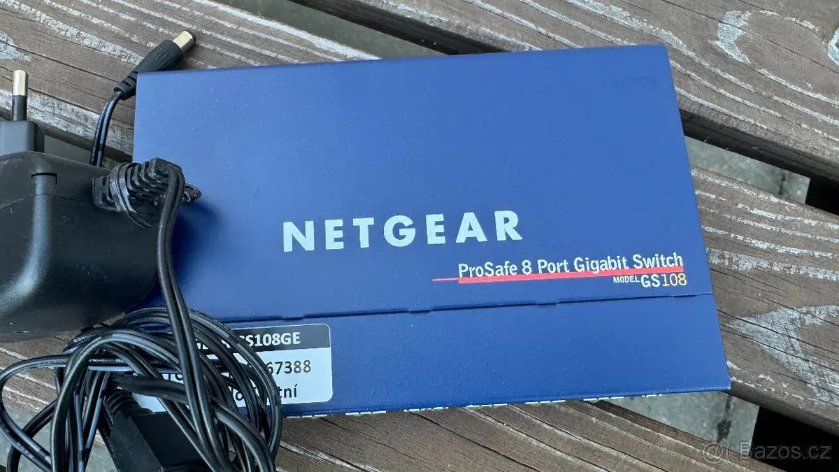 NETGEAR GS108 Gigabitový switch, 8 portů - doživotní záruka