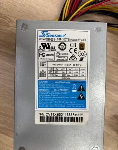 TFX 300w seasonic - vyzkoušený