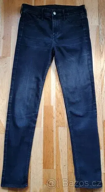 Dziny damske skinny ankle cerne