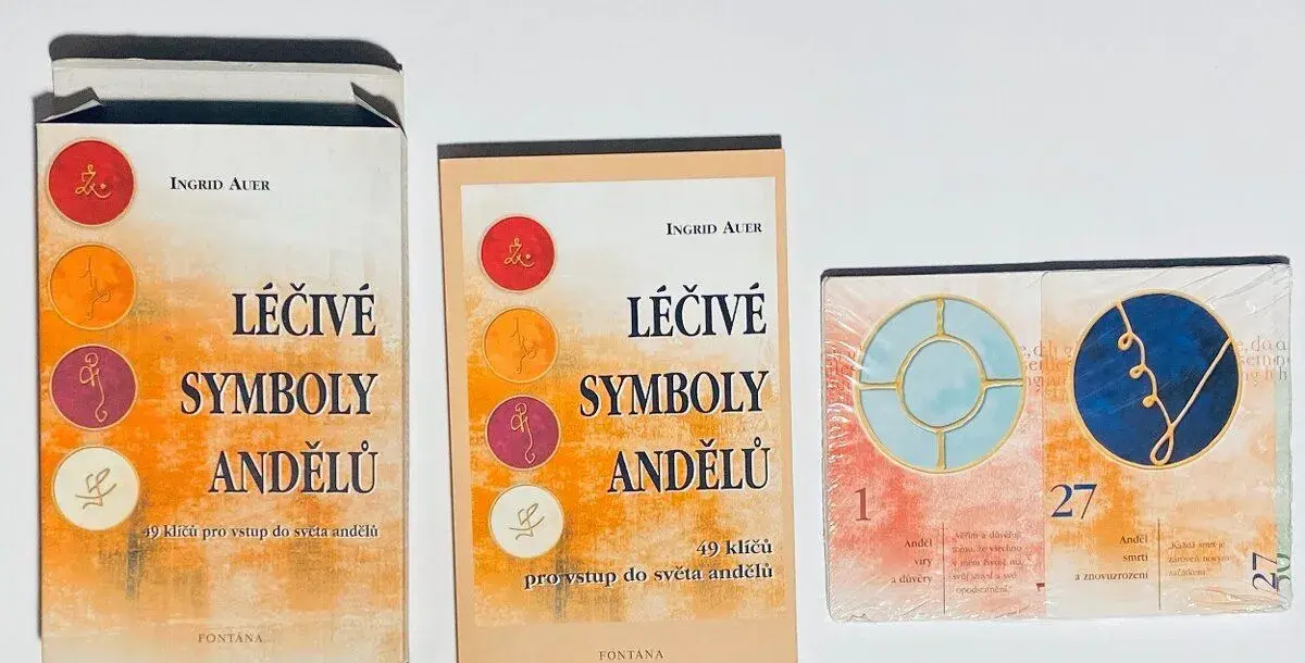 Léčivé symboly andělů, Ingrid Auer,nové karty s knihou