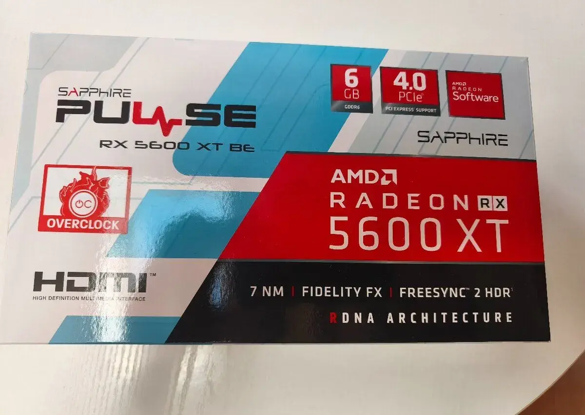 Radeon 5600xt 6 gb
