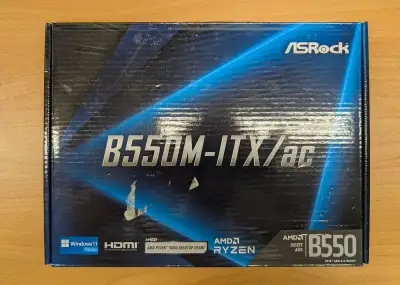 Základní deska ASRock B550M-ITX/ac (AM4, Mini-ITX, WiFi, BT)