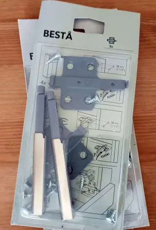 IKEA dorazový systém BESTA na dvířka NEROZBALENO 2x2 ks