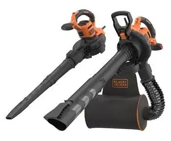 BLACK+DECKER Elektrický zahradní vysavač/fukar/drtič 3v1 300
