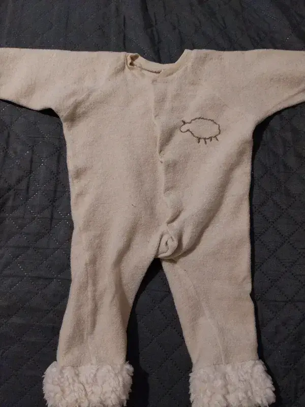 Teplý merino overal Nostebarn, vel. 62/68