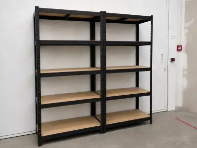 Nerozbalené (nové) regály 180×90×40 cm