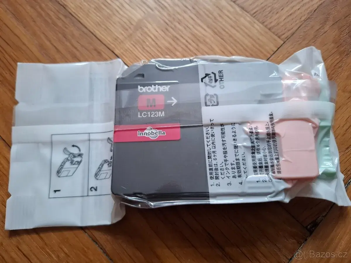 Brother Ink cartridge LC123M, Magenta, originál