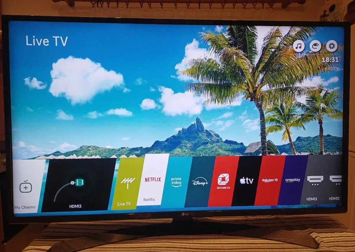 4K Smart TV 43" LG 43UJ634V-108cm,WiFi, dvbt2